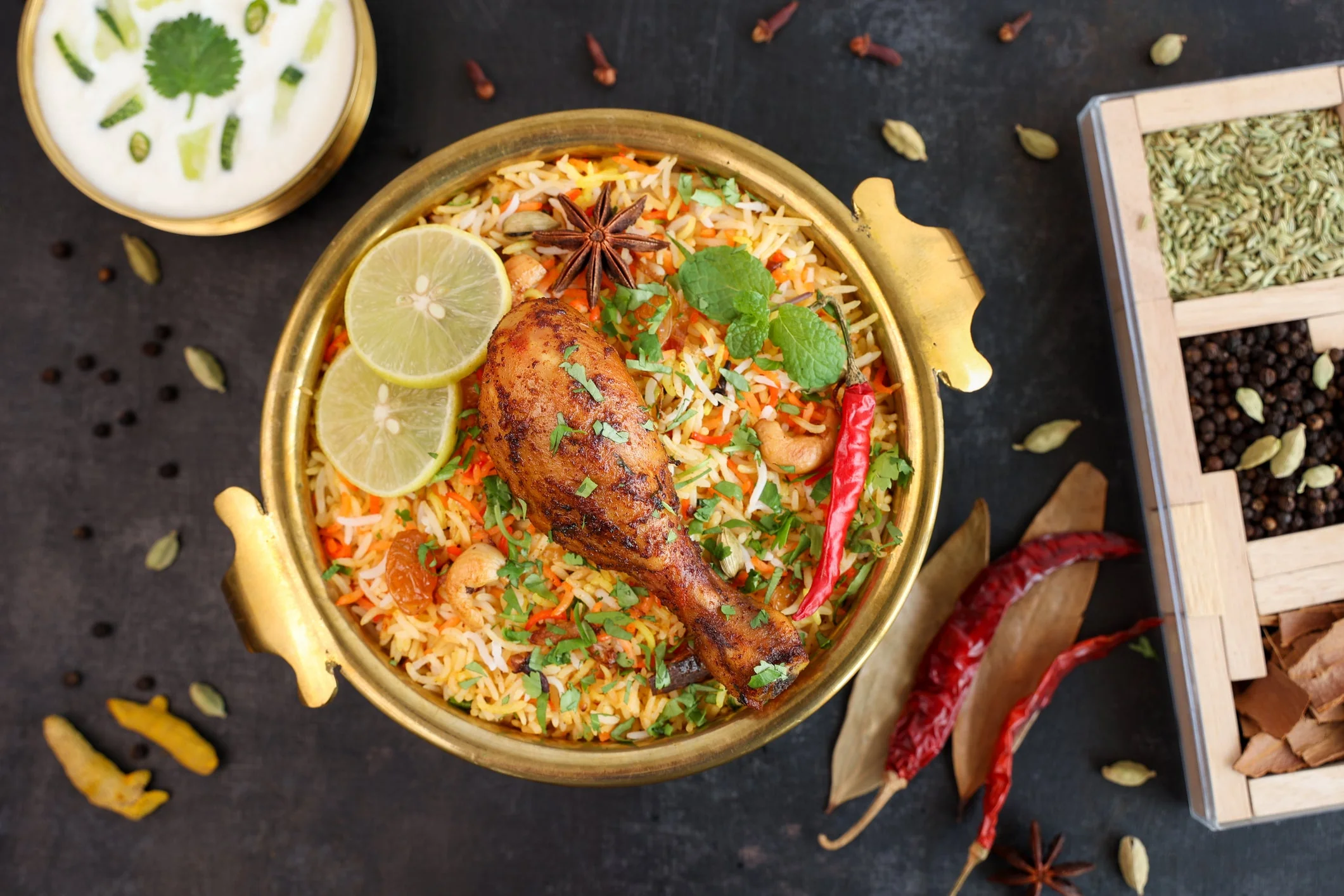 Chicken Biryani, LUCKI Style